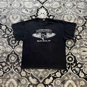 Y2k Bike week 2009 Skull full back graphic Size mens XL (Cropped)